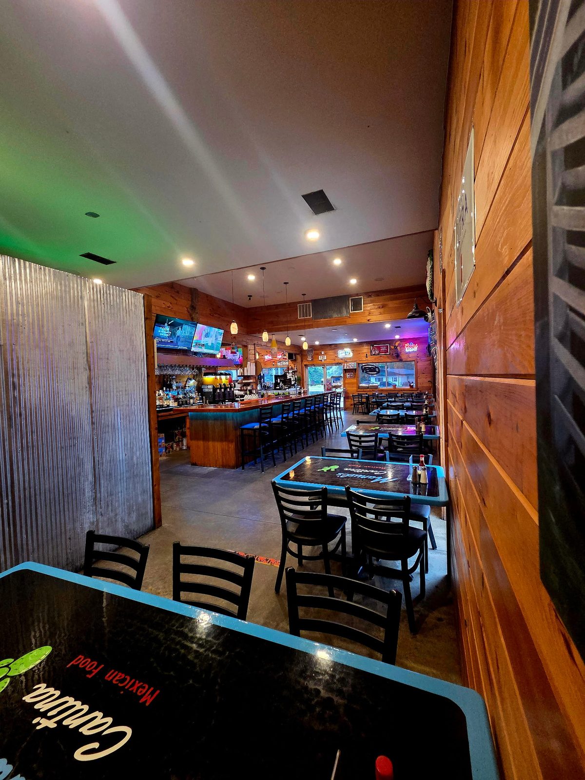 Dining area at Manuel's Cantina